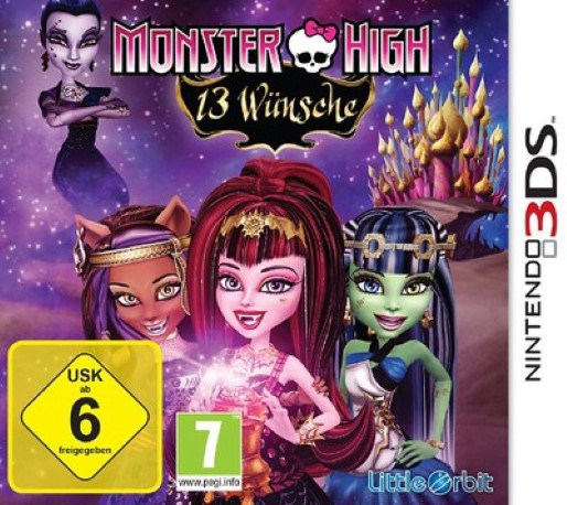 Monster High: 13 Wishes — box-2D (DE)