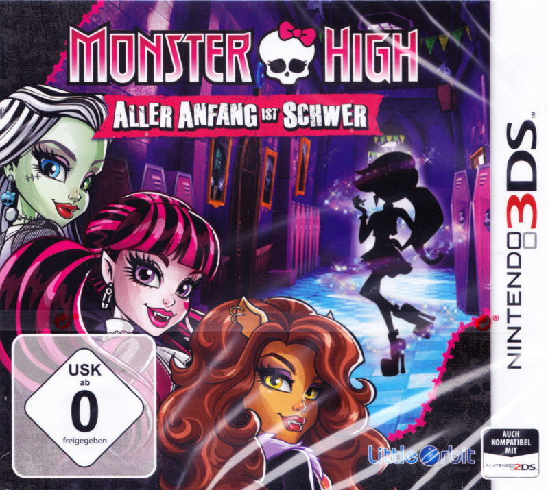 Monster High: New Ghoul in School — box-2D (DE)