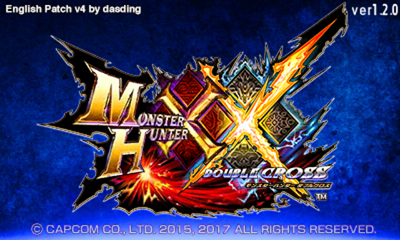 Monster Hunter XX - Double Cross — sstitle (JP)