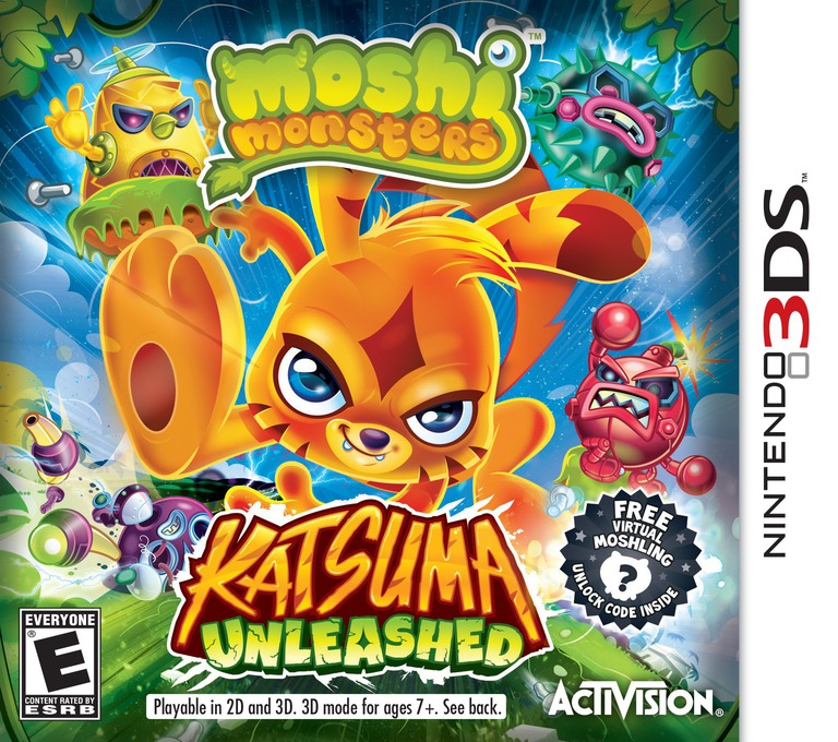 Moshi Monsters : Katsuma Unleashed box art