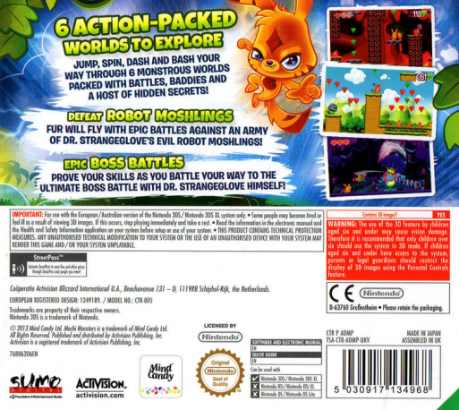 Moshi Monsters : Katsuma Unleashed — box-2D-back (EU)