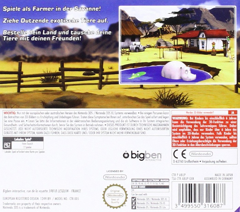 My Exotic Farm — box-2D-back (DE)