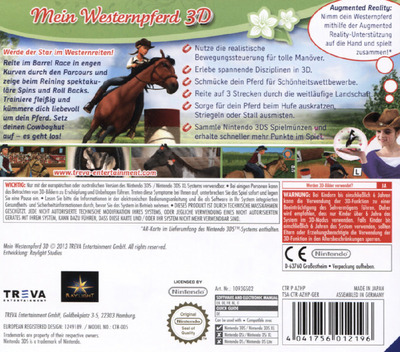 My Western Horse 3d — box-2D-back (DE)