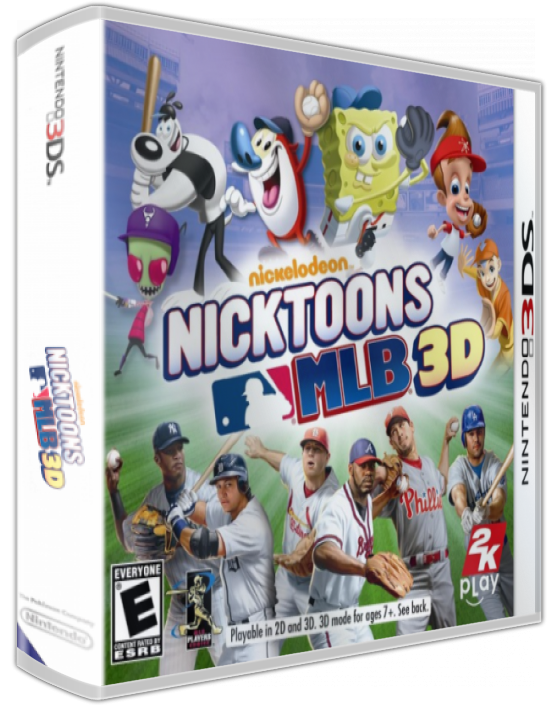 Nicktoons MLB 3D — box-3D (US)