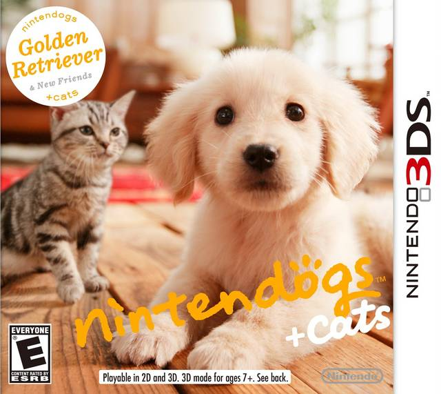 Nintendogs + Cats: Golden Retriever & New Friends box art