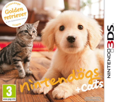 Nintendogs + Cats: Golden Retriever & New Friends — box-2D (FR)