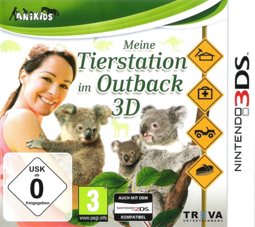 Outback Pet Rescue 3D box art
