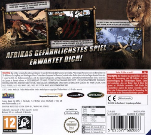 Outdoors Unleashed - Africa 3d — box-2D-back (DE)