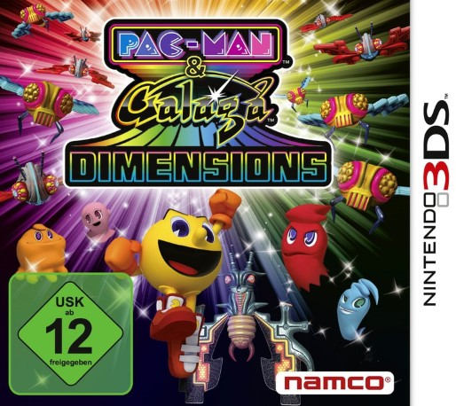 Pac-Man & Galaga Dimensions — box-2D (DE)