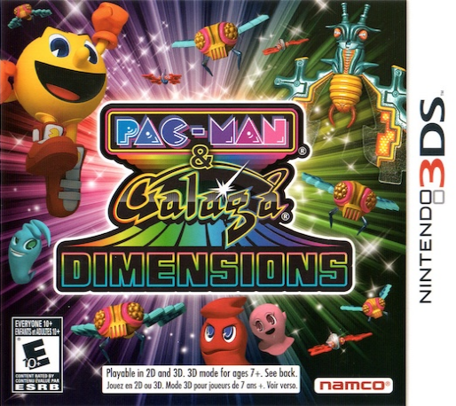 Pac-Man & Galaga Dimensions box art