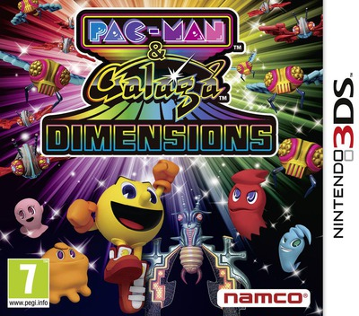 Pac-Man & Galaga Dimensions — box-2D (EU)