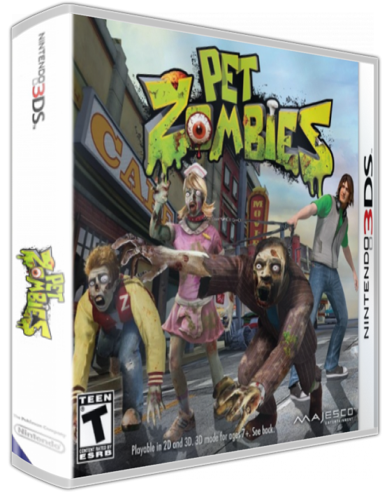 Pet Zombies — box-3D (US)