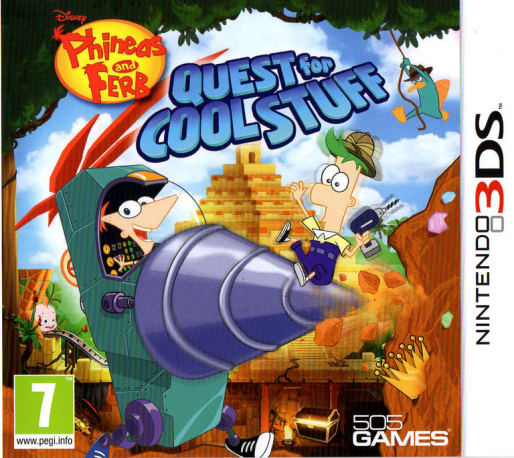 Phineas And Ferb - Quest For Cool Stuff — box-2D (EU)