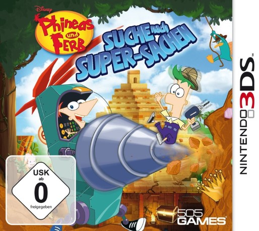 Phineas And Ferb - Quest For Cool Stuff — box-2D (DE)
