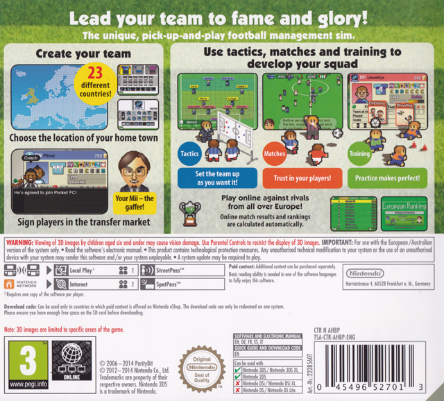 Nintendo Pocket Football Club — box-2D-back (EU)