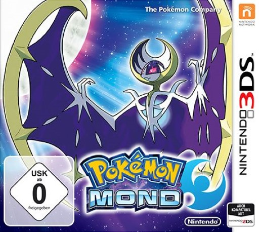 Pokémon Moon — box-2D (DE)