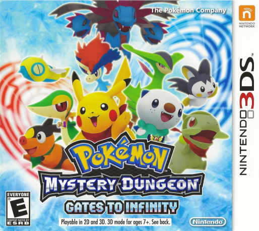 Pokemon Mystery Dungeon - Gates To Infinity box art