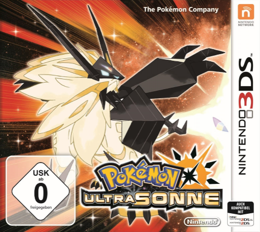 Pokémon Ultra Sun — box-2D (DE)