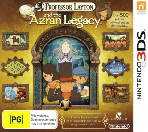 Professor Layton And The Azran Legacy — box-2D (AU)