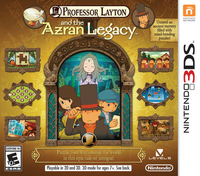 Professor Layton And The Azran Legacy box art