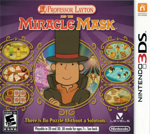 Professor Layton And The Miracle Mask box art