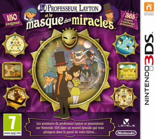 Professor Layton And The Miracle Mask — box-2D (FR)