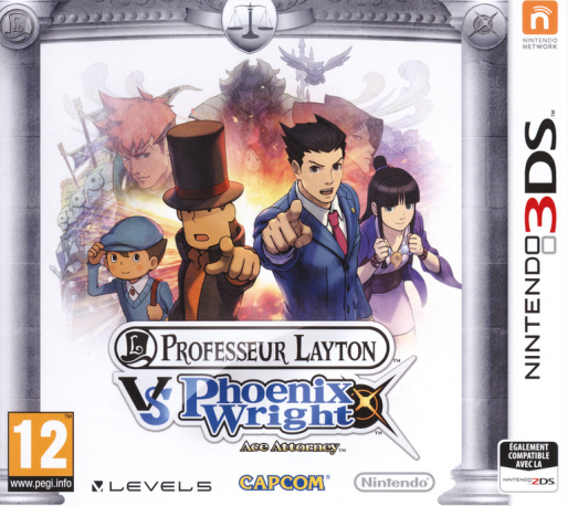 Professor Layton vs. Phoenix Wright - Ace Attorney — box-2D (FR)