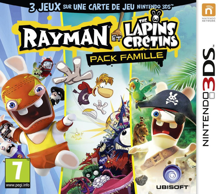 Rayman and Rabbids Family Pack — box-2D (FR)