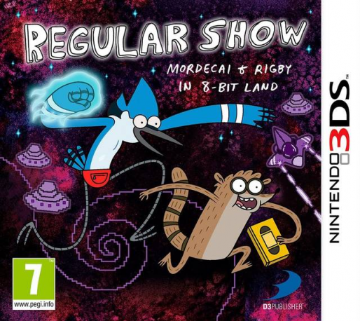 Regular Show: Mordecai and Rigby in 8-Bit Land — box-2D (EU)