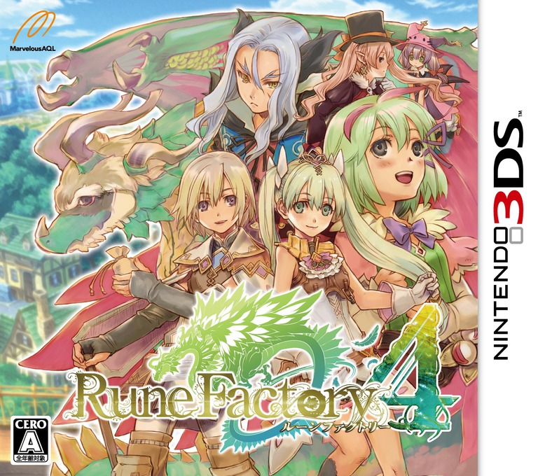 Rune Factory 4 — box-2D (JP)