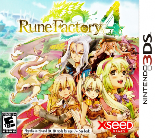Rune Factory 4 box art