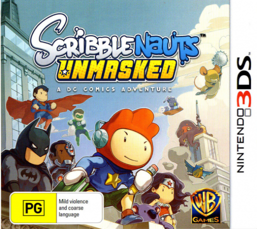 Scribblenauts Unmasked: A DC Comics Adventure — box-2D (AU)