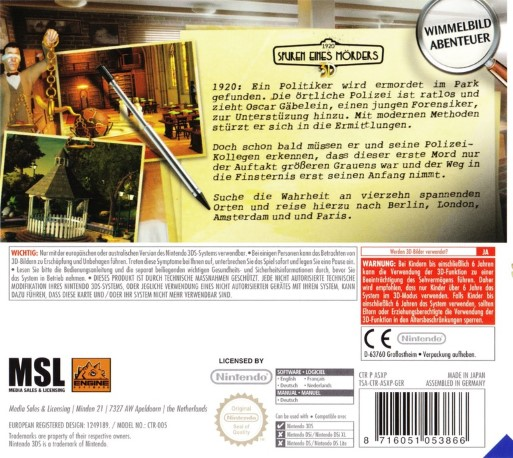 Secret Mysteries In London — box-2D-back (DE)