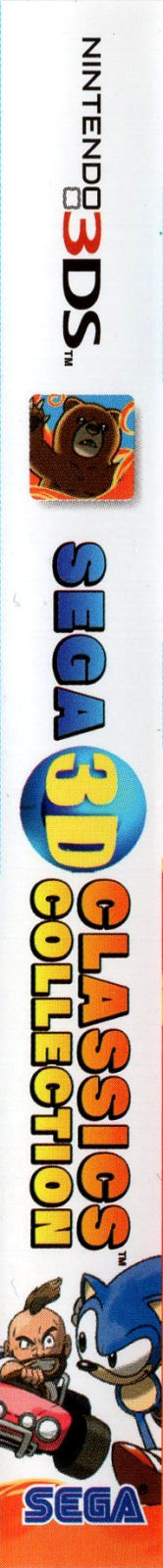 Sega 3D Classics Collection — box-2D-side (US)