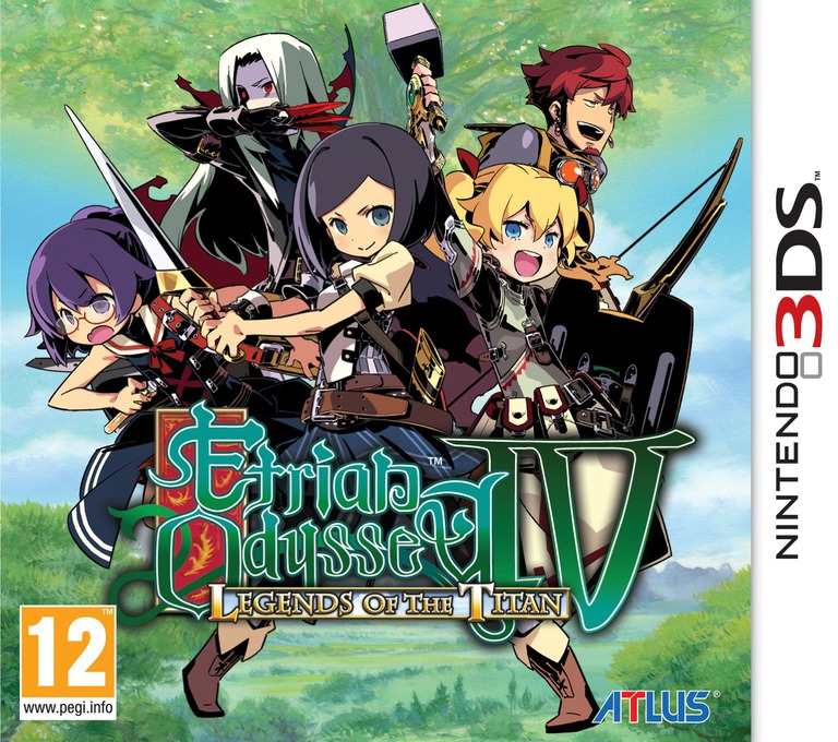 Etrian Odyssey 4 - Legends Of The Titan — box-2D (EU)