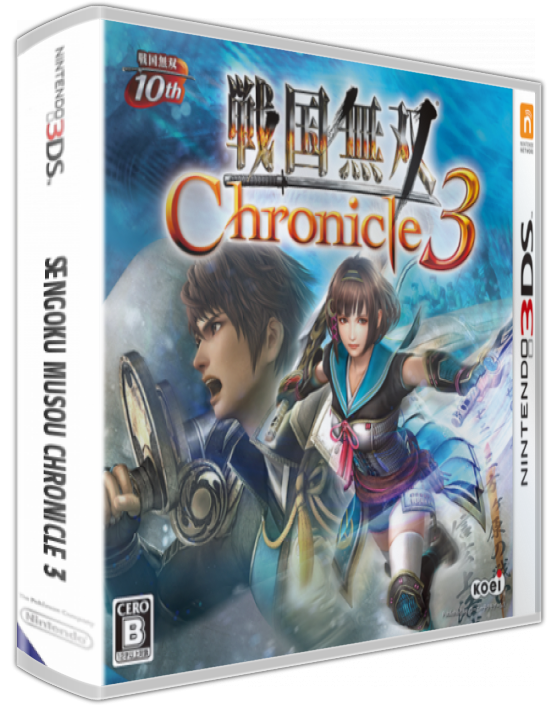 Sengoku Musou Chronicle 3 — box-3D (JP)