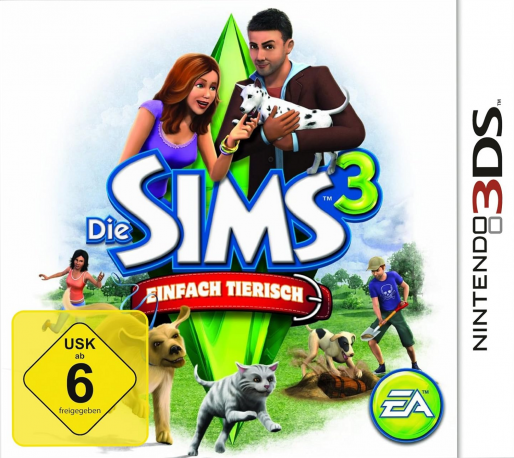 The Sims 3 - Pets — box-2D (DE)