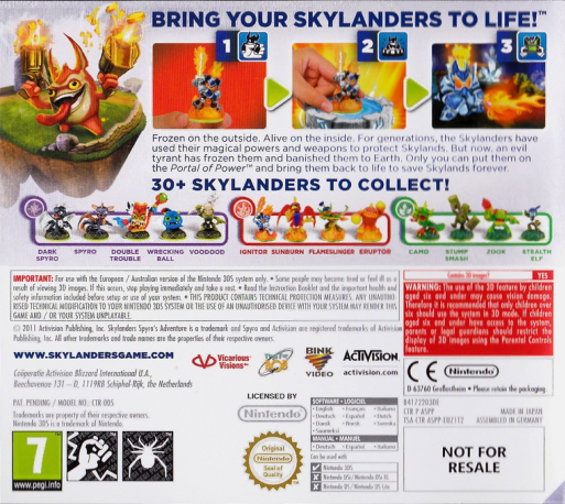 Skylanders: Spyro's Adventure — box-2D-back (EU)