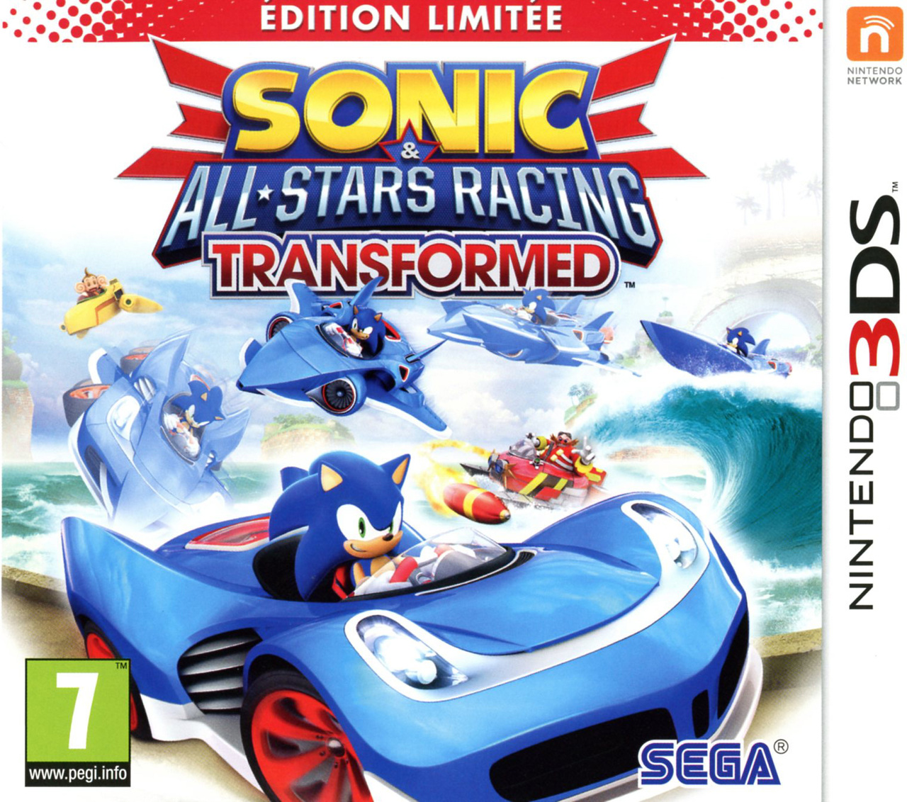 Sonic & All-Stars Racing Transformed — box-2D (FR)