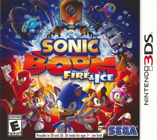 Sonic Boom: Fire & Ice box art