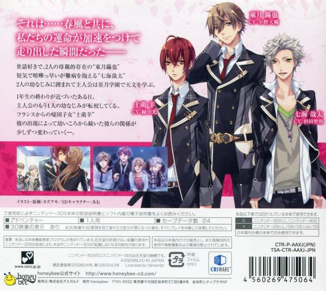 Starry Sky - In Spring 3d — box-2D-back (JP)