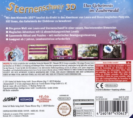 Sternenschweif 3D - Das Geheimnis im Zauberwald — box-2D-back (EU)
