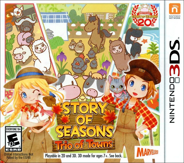 Story Of Seasons - Trio Of Towns box art