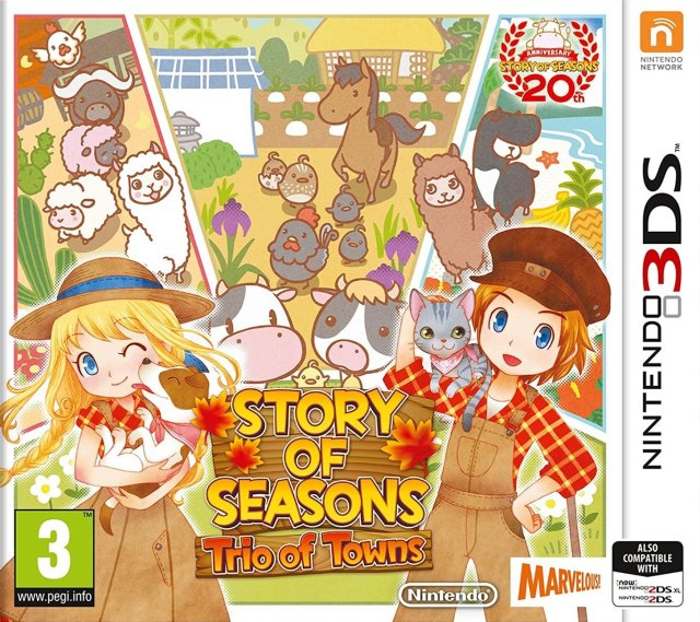 Story Of Seasons - Trio Of Towns — box-2D (EU)
