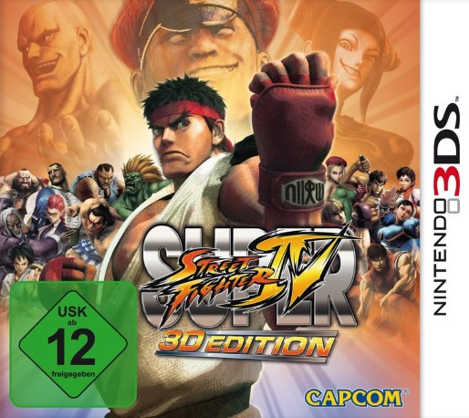 Super Street Fighter IV: 3D Edition — box-2D (DE)
