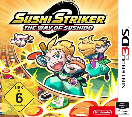 Sushi Striker - The Way Of Sushido — box-2D (DE)