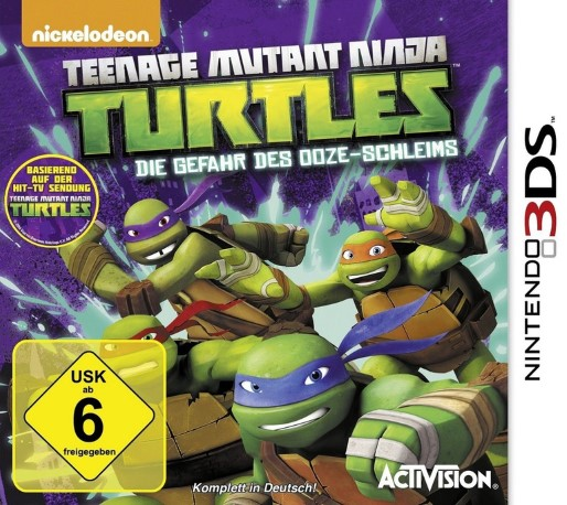 Teenage Mutant Ninja Turtles: Danger of the Ooze — box-2D (DE)