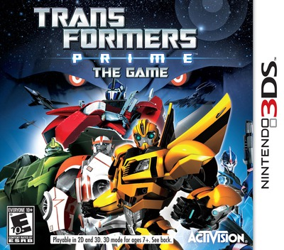 Transformers Prime - The Game box art
