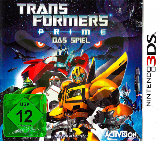Transformers Prime - The Game — box-2D (DE)
