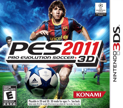 Pro Evolution Soccer 2011 3D box art